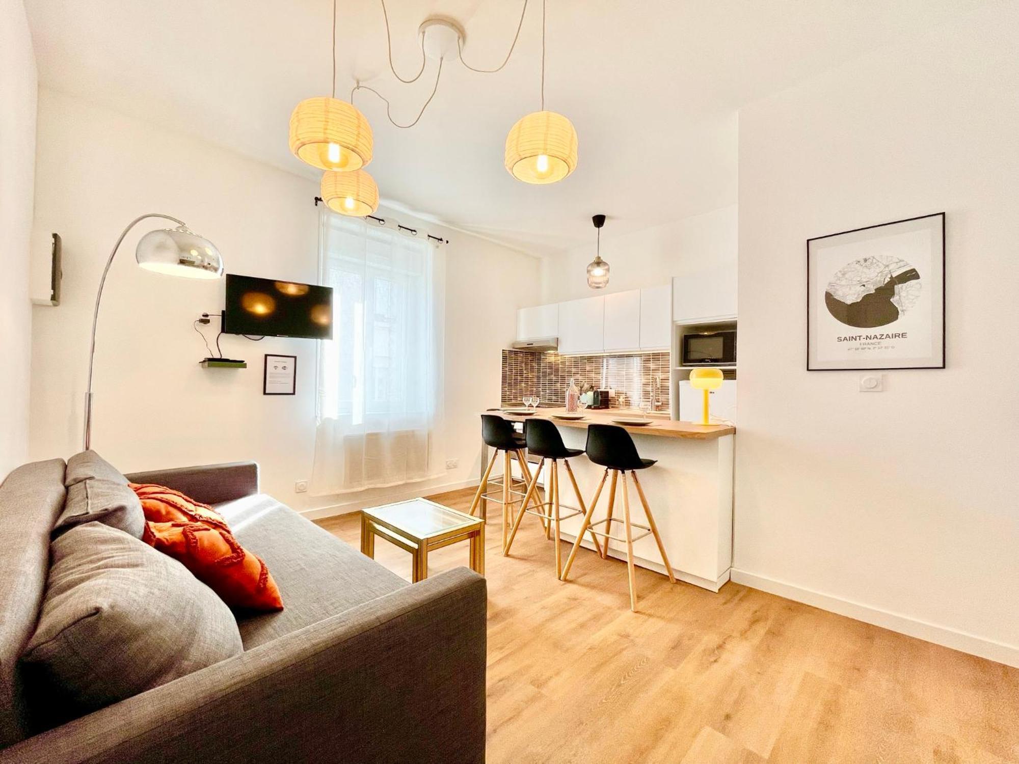 Apartmán Le Maine, Proche Gare Saint-Nazaire  Exteriér fotografie